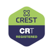 CREST CRT badge