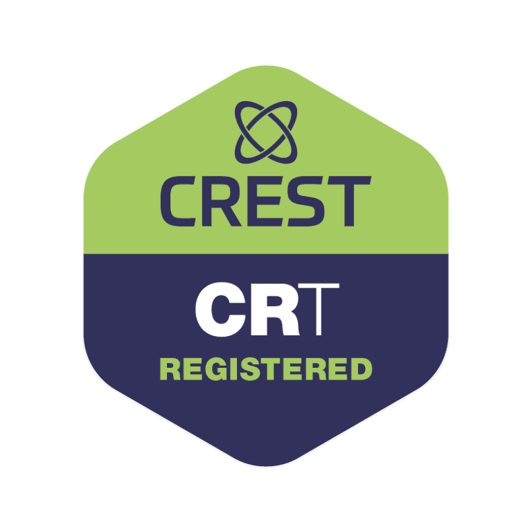 CREST CRT badge