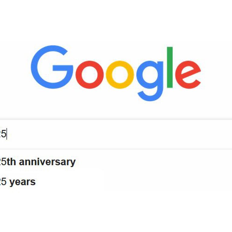 Google 25 Anniversary